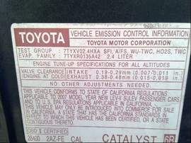 2007 TOYOTA CAMRY, GRAY, LE, 2.4L, AT, Z25995